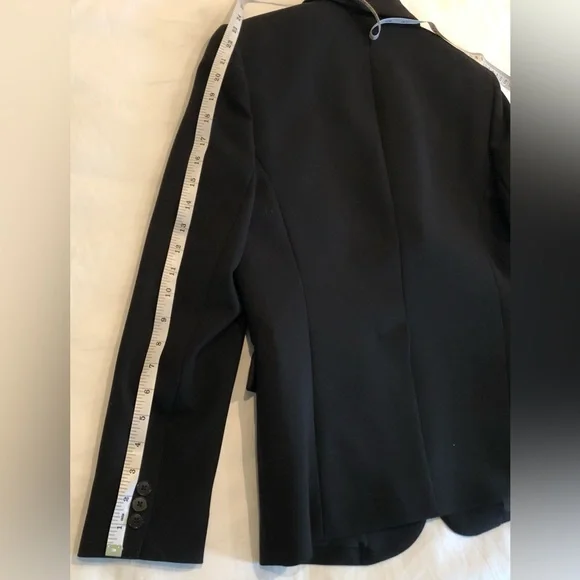 Joseph Savoy Black Wool Blazer Women Size M - Picture 12 of 17